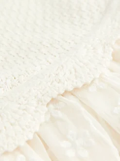 Next Blanc écru - Robe d'occasion en tricot (3mths-10yrs) Hot