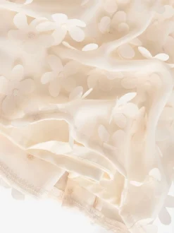 Next Blanc écru - Robe manches courtes  3D Flowers Robe (3mois -8ans) Sale