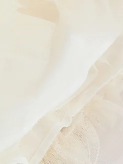 Next Blanc 3D fleurs - Robe d'occasion pour bébé (0mths-2yrs) Online