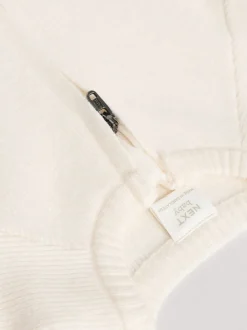 Next Blanc en maille - Cardigan Bébé Best
