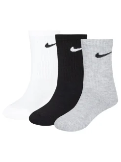 Nike Blanc gris noir - Chaussettes Lot Little Kids 3 Best