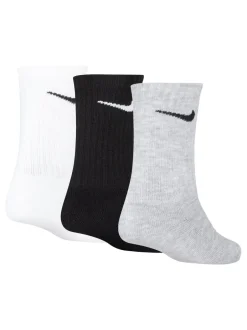 Nike Blanc gris noir - Chaussettes Lot Little Kids 3 Best