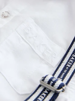 Baker by Ted Baker - Ensemble : Chemise, Pantalons et Bretelles Blanc/ Pierre Clearance