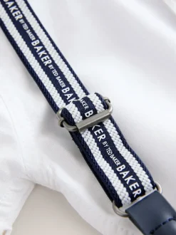 Baker by Ted Baker - Ensemble : Chemise, Pantalons et Bretelles Blanc/ Pierre Clearance