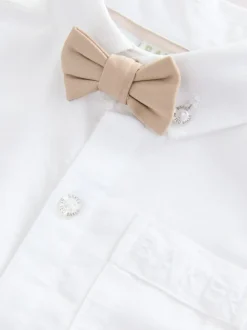 Baker by Ted Baker - Ensemble : Chemise, Pantalons et Bretelles Blanc/ Pierre Clearance