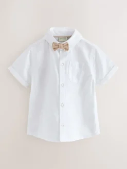 Baker by Ted Baker - Ensemble : Chemise, Pantalons et Bretelles Blanc/ Pierre Clearance