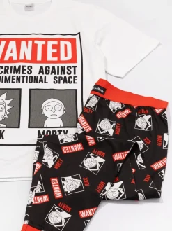 Vanilla Underground Blanc Rick & Morty - Pyjama long Outlet