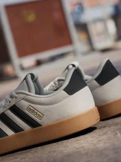 adidas - VL Court 3.0 Formateurs Blanc éteint New