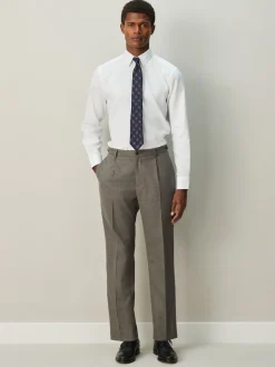 Next - Chemise élégante en coton riche texturée Blanc texturé