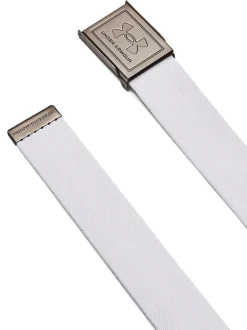 Under Armour Blanc/Argent - Ceinture en toile stretch Outlet