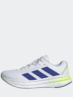 adidas - Galaxy 7 Running Trainers Blanc/Bleu Hot