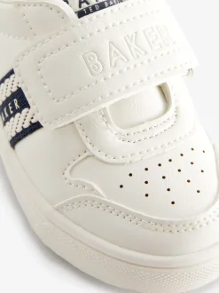 Baker by Ted Baker Blanc/Bleu - Baskets à ruban de marque garçon Best