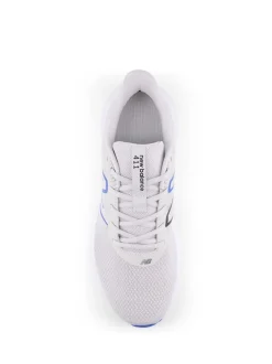 New Balance - Mens 411 Trainers Blanc/Bleu New