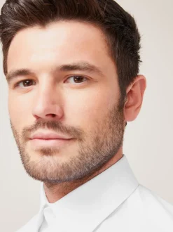 Next Blanc/bleu clair/rose clair - Lot de 3 chemises Oxford élégantes à manchette simple facile d’entretien Online