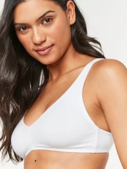 Next Blanc/bleu marine/rose - Lot de 3 soutiens-gorge en mélange de coton Ultimate Comfort Non rembourré sans armature Online