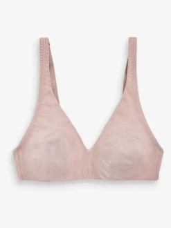 Next Blanc/bleu marine/rose - Lot de 3 soutiens-gorge en mélange de coton Ultimate Comfort Non rembourré sans armature Online