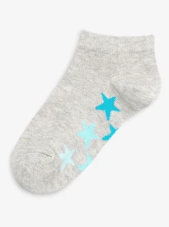 Next - Paquet de chaussettes de sport en coton riche 7 Blanc/Gris New