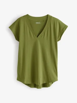 Next Blanc/gris/kaki/rouille/marron - 5 de t-shirts Colen V Mancherons % 100 Online