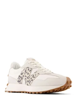 New Balance - 327 Trainers Blanc/imprimé léopard Online