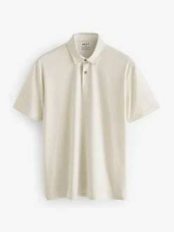 Next - Polo en jersey Manches courtes 3 Pack Blanc/Marine/Noir ou Geos Sale