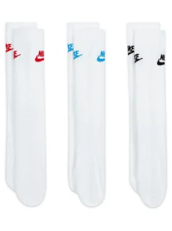 Nike blanc/multicolore - Lot de chaussettes Everyday Essential 3 Discount