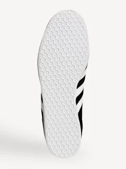 adidas originals - Gazelle Trainers Blanc/Noir Outlet