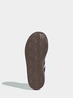 adidas - Vl Cour 3.0 Baskets enfant à crochets et boucles Blanc/Noir Discount