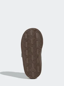 adidas - Vl Cour 3.0 Baskets bébé à crochets et boucles Blanc/Noir