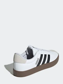 adidas - VL Court Trainers Blanc/Noir Outlet