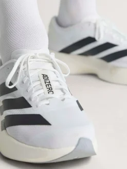 adidas Blanc/Noir - Baskets Adizero EVO