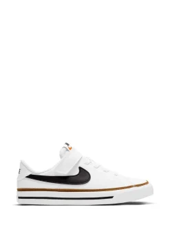 Nike Blanc/Noir - Baskets Junior Court Legacy Hot