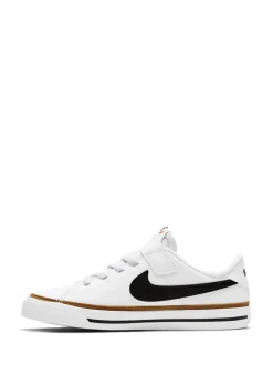 Nike Blanc/Noir - Baskets Junior Court Legacy Hot