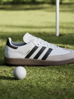 Adidas Golf Blanc/Noir - Chaussures Samba sans crampons Hot