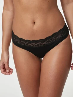 Next - Lot de 4 culottes en coton et dentelle Blanc/Noir/Gris Sale