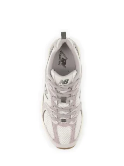 New Balance - Womens 530 Trainers Blanc/Pourpre Clearance