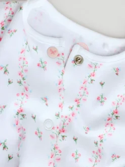 Next Blanc/Rose - Combinaison de nuit pour bébé (0-2ans) Best