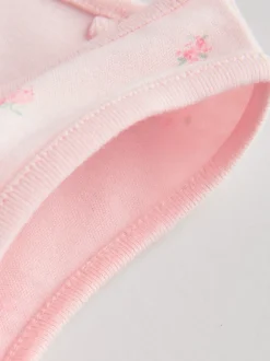 Next Blanc/Rose - Paquet de bodys pour bébé avec gilet 5 Hot