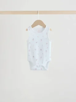 Next Blanc/Rose - Paquet de bodys pour bébé avec gilet 5 Hot