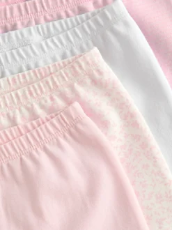 Next - Paquet de jambières pour bébé 4 (0mois-2ans) Blanc/Rose Outlet