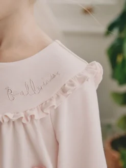 Next Blanc/rose imprimé ballerine - Pack Nighties 2 (2-12ans) Best