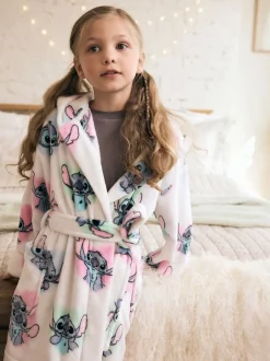 Next Blanc/rose/bleu - Robe de chambre Lilo & Stitch (3-16ans) New