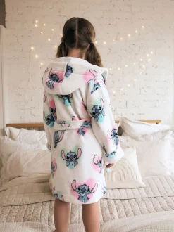 Next Blanc/rose/bleu - Robe de chambre Lilo & Stitch (3-16ans) New