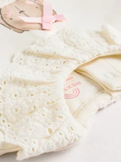 Next Blanc/Rose/Lapin/Floral - Ensemble haut à manches longues et legging bébé (0mois-2ans) Best