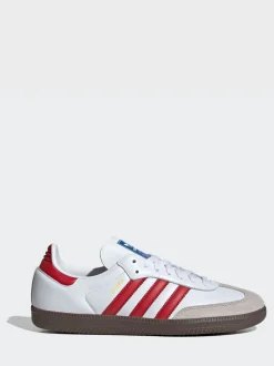adidas originals Blanc/Rouge - Samba Trainers Online