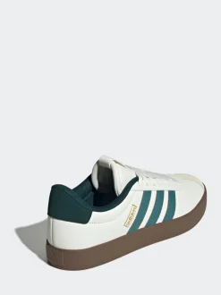 adidas - VL Court Trainers Blanc/Vert Sale