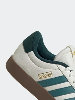 adidas - VL Court Trainers Blanc/Vert Sale