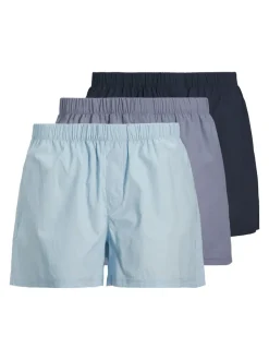 JACK & JONES Bleu - 3 de 100boxers % coton Best