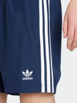 adidas Bleu - Adicolor 3-Rayure 8pouces Short de bain Clearance