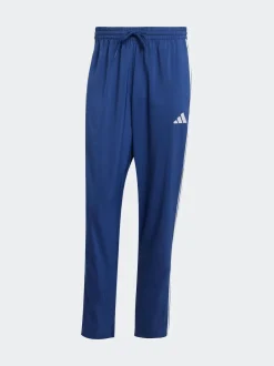 adidas Bleu - Essentiel 3-Rayure Joggers Stanford à ourlet ouvert Outlet