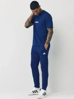 adidas Bleu - Jogging en polaire Essentiel Feelcozy Discount